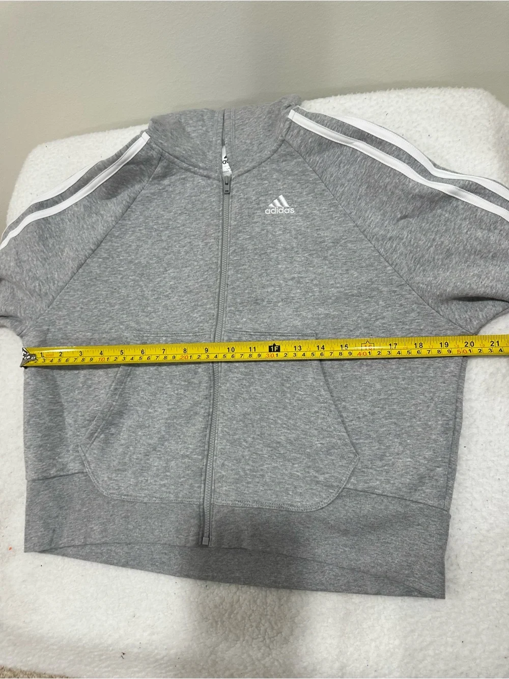 Girl’s Gray Adidas Sweatshirt/Hoodie